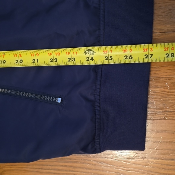 LEVIS BRAND MEN'S NAVY BLUE NYLON FRONT ZIPPERED JACKET SIZE XL - Picture 13 of 16